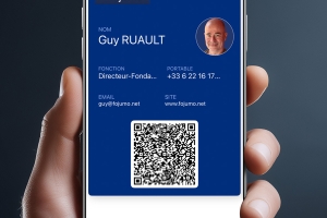 Carte de visite digitale e-Wallet